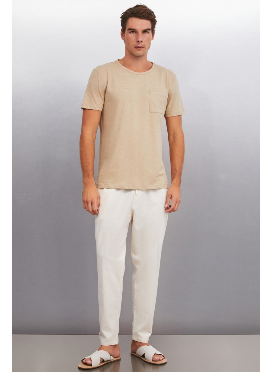 Conner Men's Oversize Beige T-Shirt