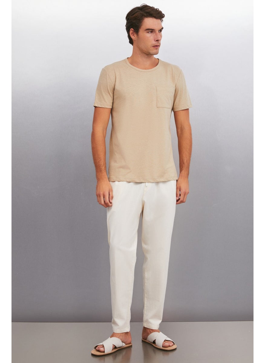 Conner Men's Oversize Beige T-Shirt