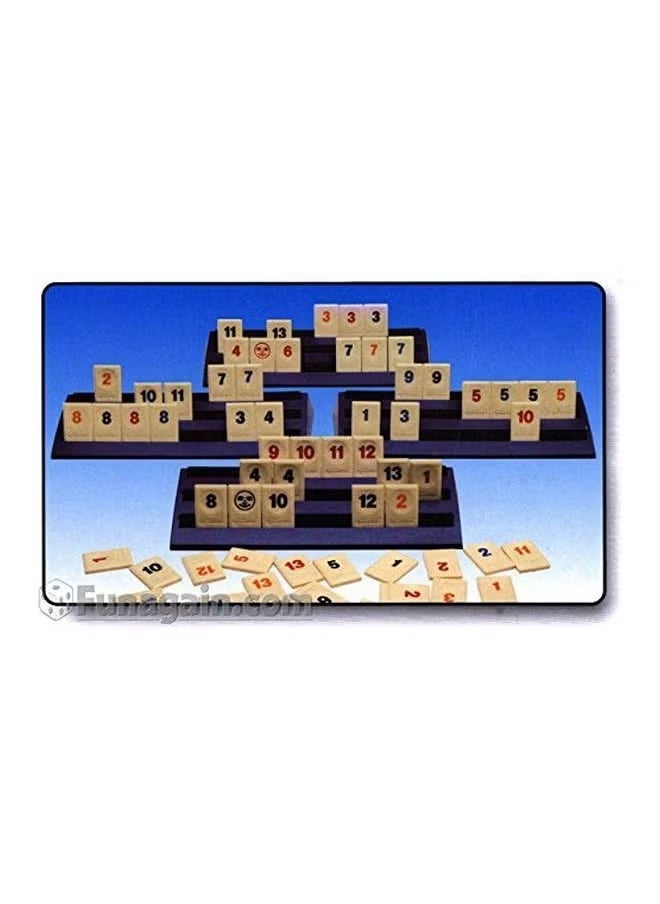 Four Player Edition The Classic Rummy Tile Game More Tiles And More Players For More Fun Blue