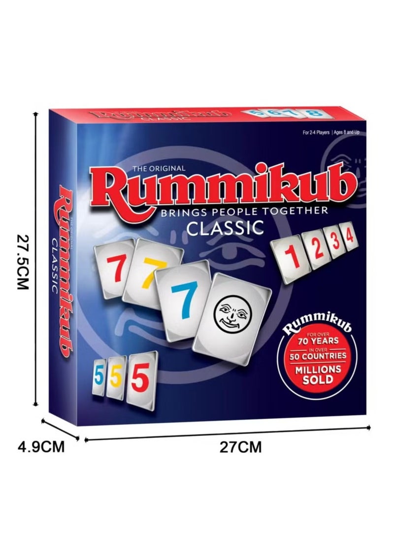 Four Player Edition The Classic Rummy Tile Game More Tiles And More Players For More Fun Blue