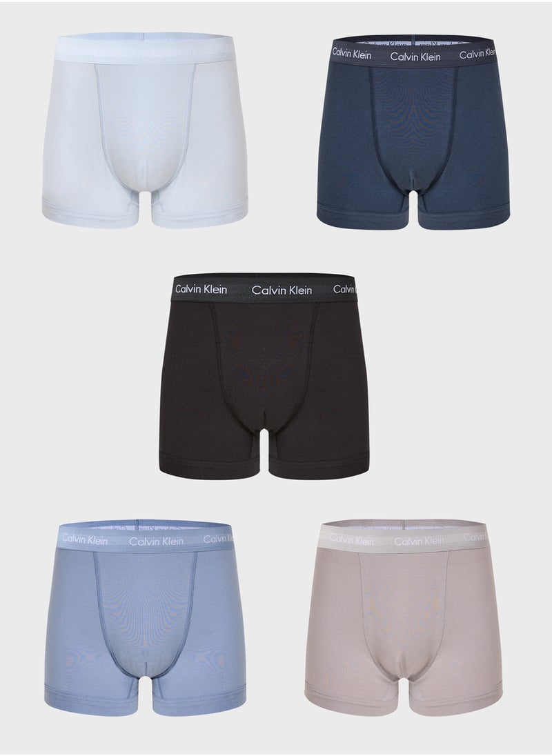 5 Pack Logo Trunks