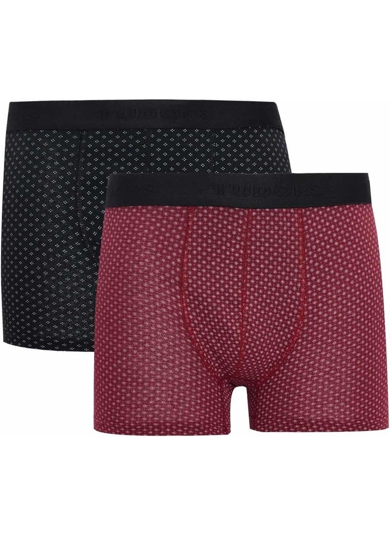 Men's 2-Piece Cotton Lycra Flexible Fabric Boxer