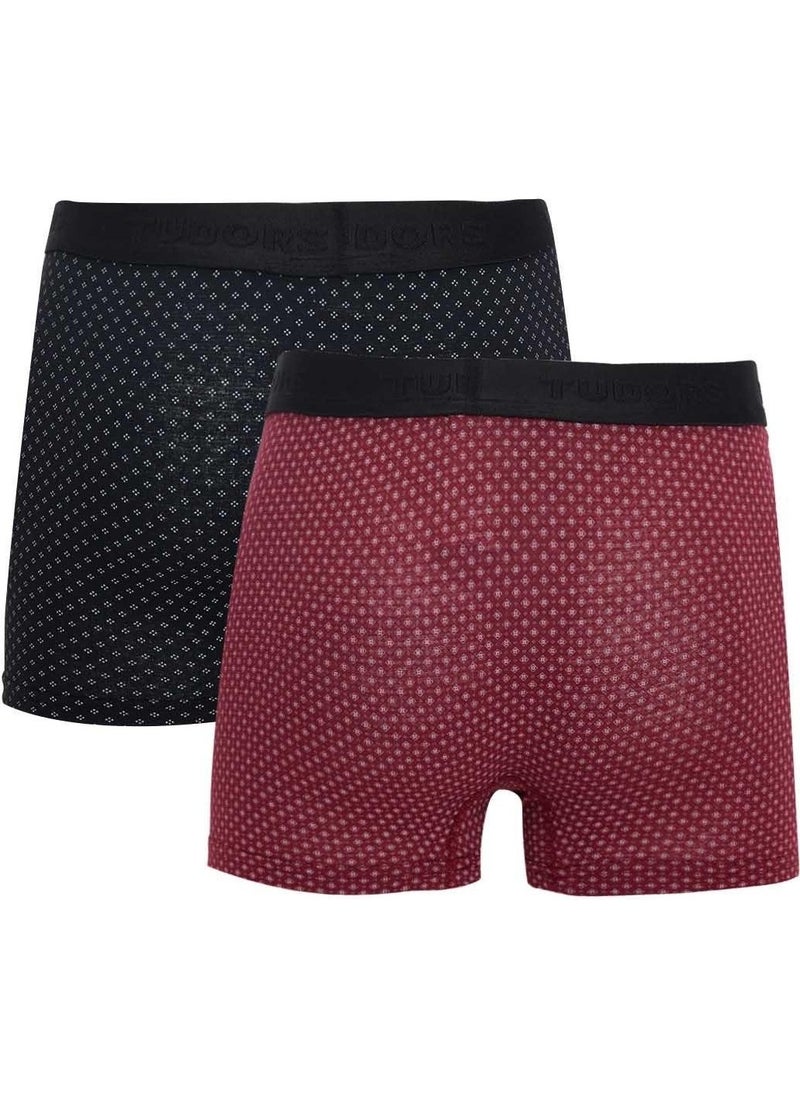 Men's 2-Piece Cotton Lycra Flexible Fabric Boxer