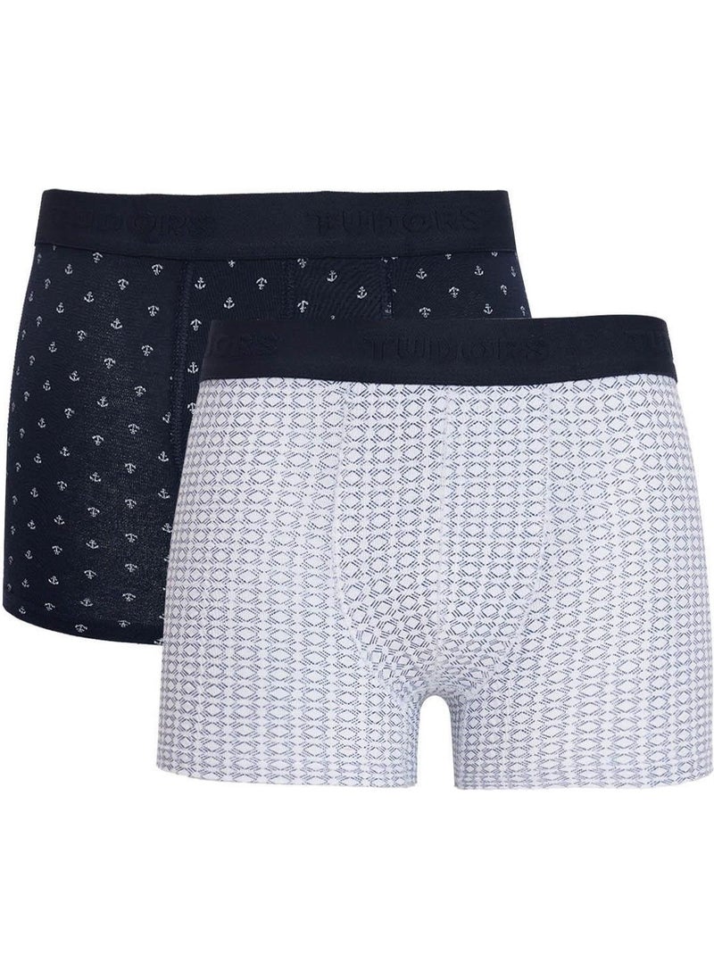 Men's 2-Pack Cotton Lycra Flexible Fabric Boxer
