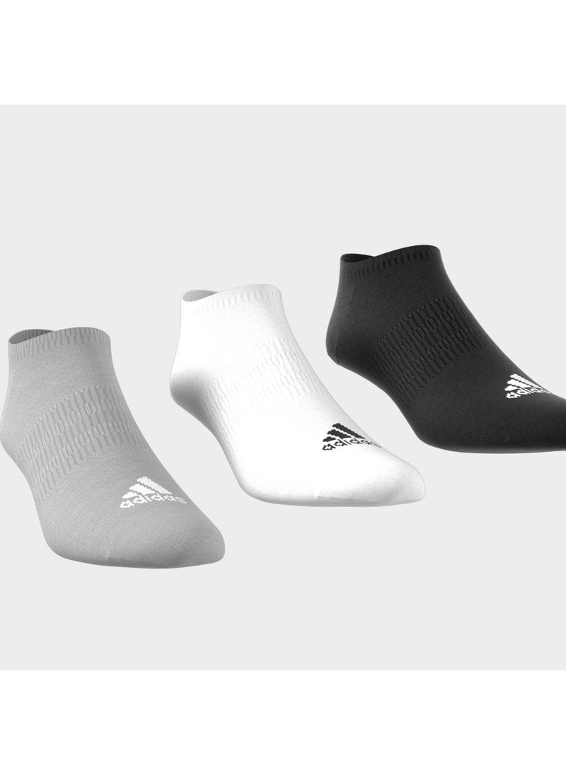 Thin and Light No-Show Socks 3 Pairs