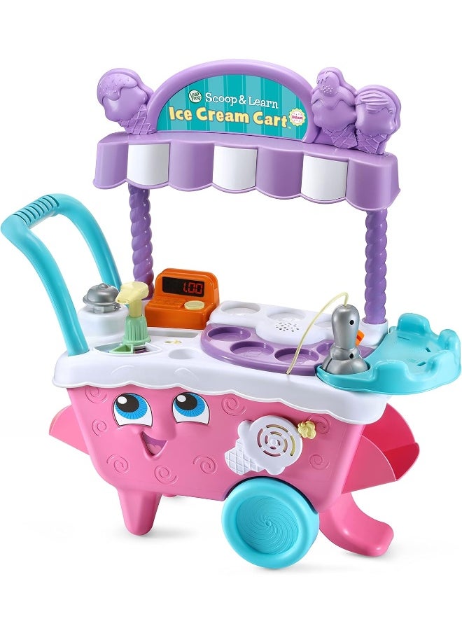 LeapFrog Scoop and Learn Ice Cream Cart Deluxe (Frustration Free Packaging), Pink