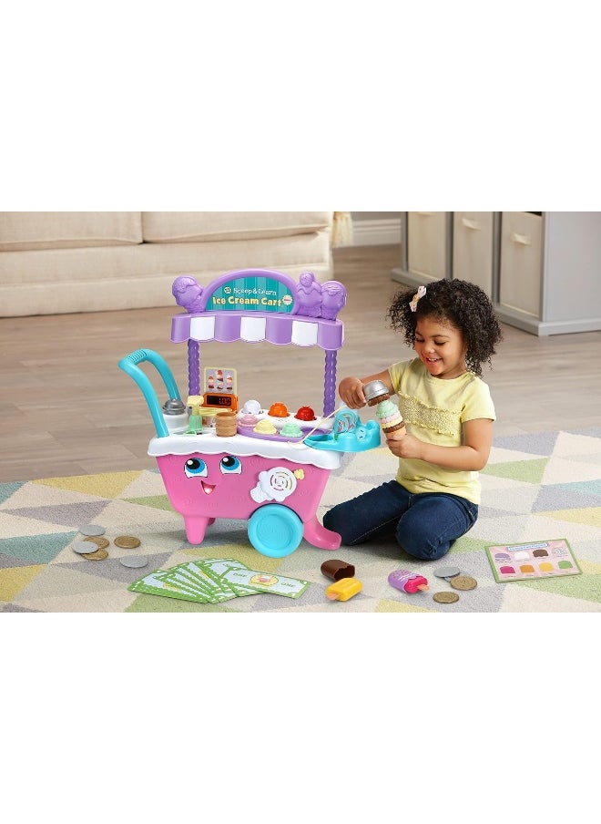 LeapFrog Scoop and Learn Ice Cream Cart Deluxe (Frustration Free Packaging), Pink