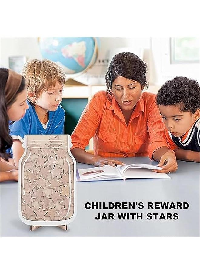 Star Reward Jars, Personalized Star Reward Jars for Boys Girls, Classroom Reward Jars for Kids, Behavior Management Classroom Tools, Responsibility Kids Reward Board Routine Training Gifts