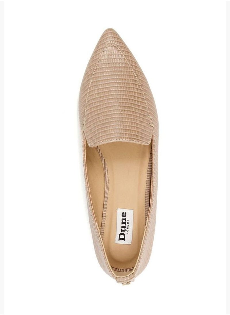 Haiti Textured Pointed Toe Loafers