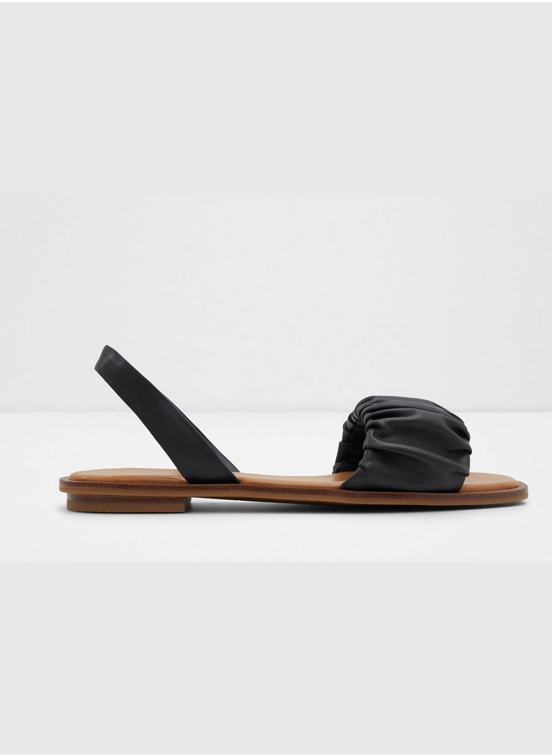 Brelden Square Toe Flat Sandals