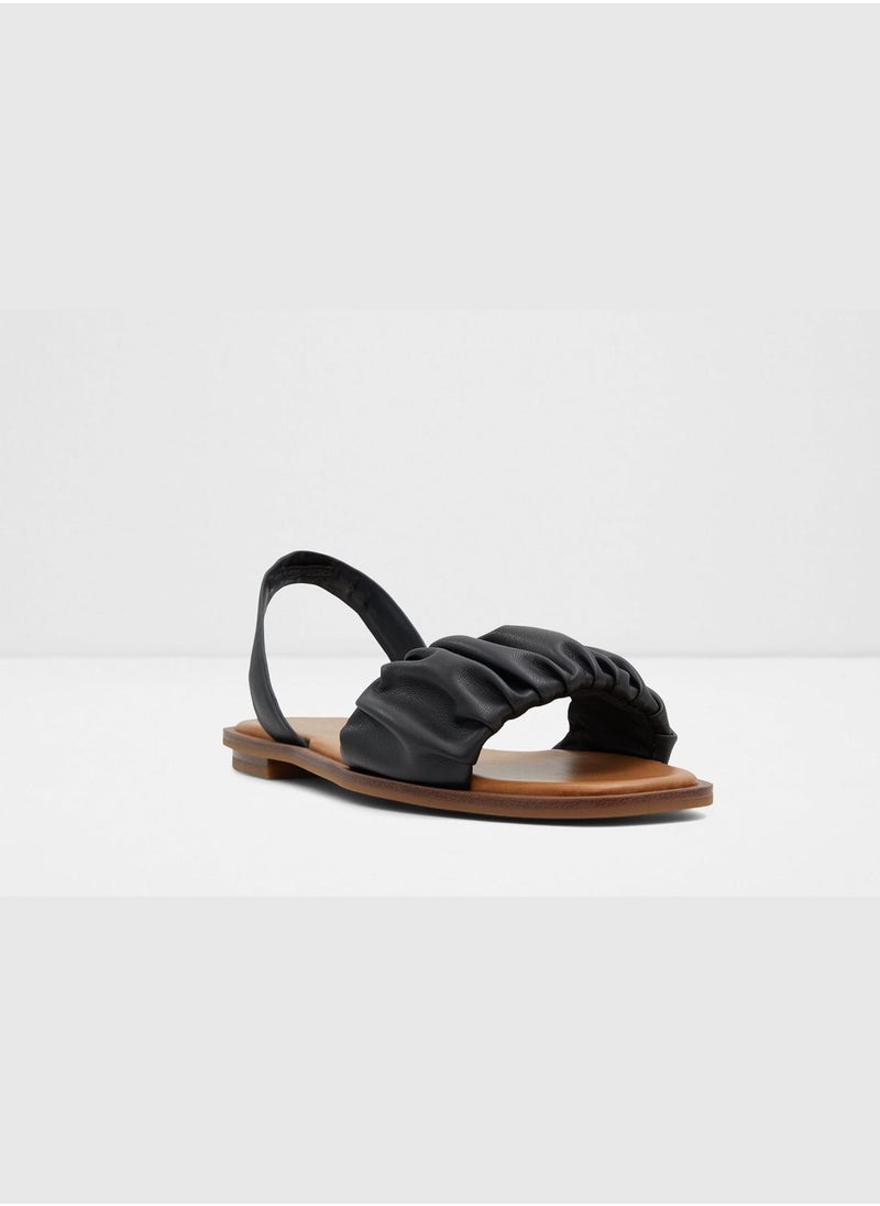 Brelden Square Toe Flat Sandals