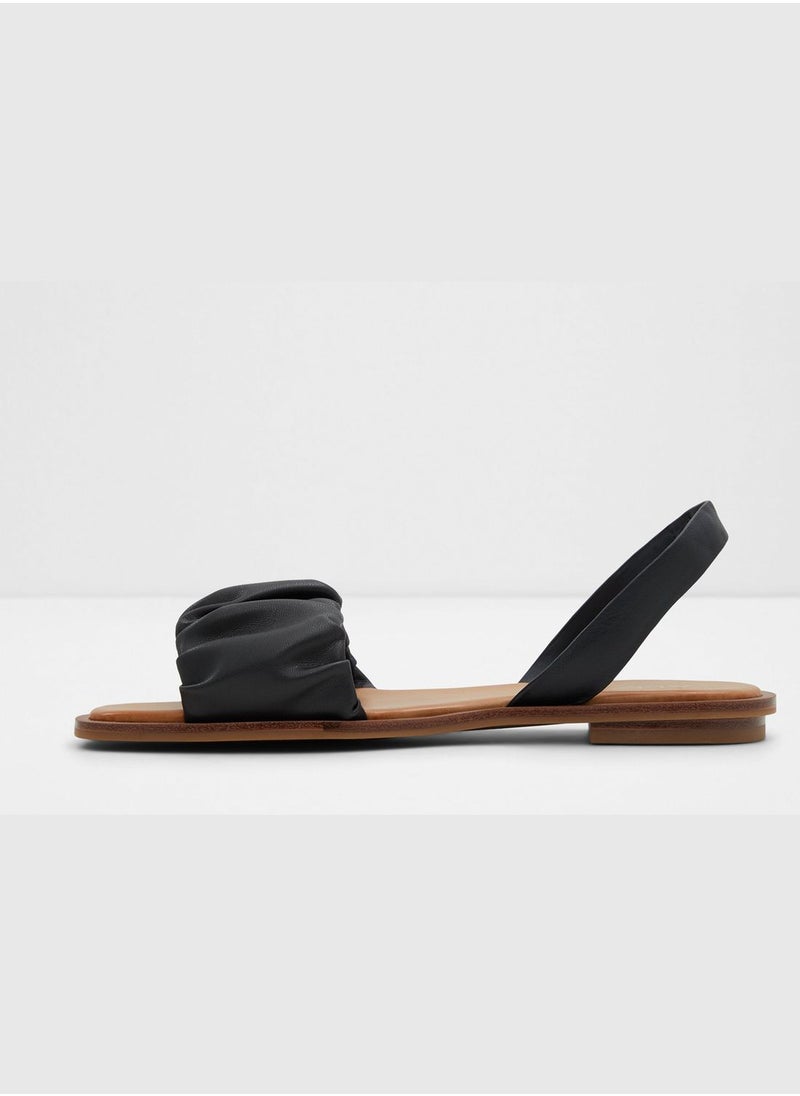 Brelden Square Toe Flat Sandals