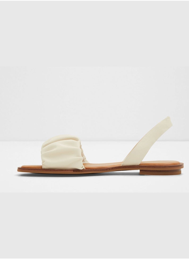 Brelden Square Toe Flat Sandals