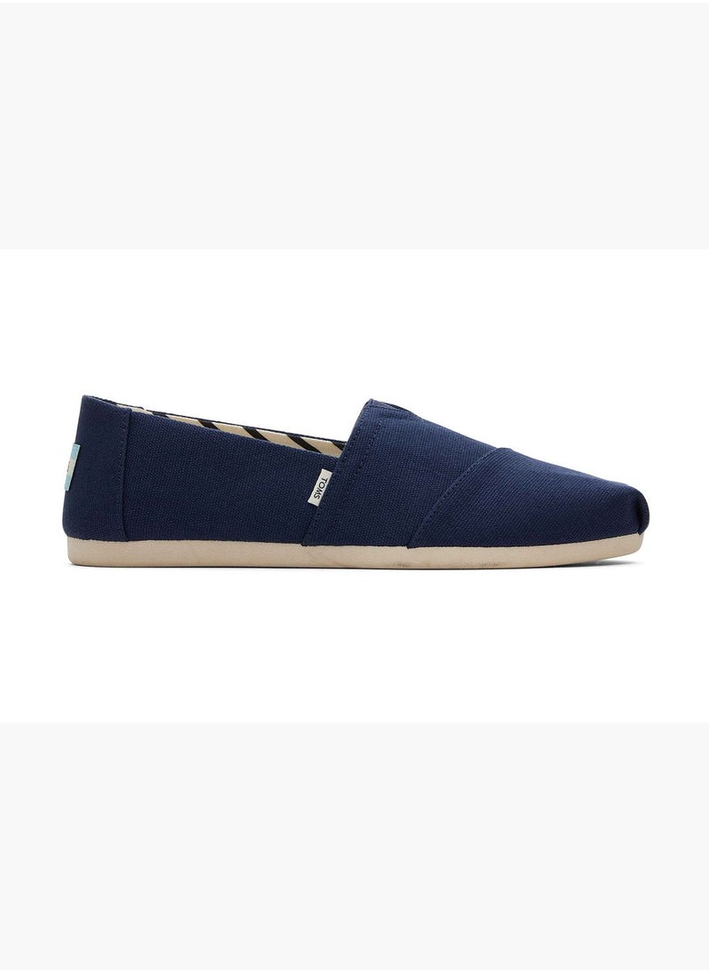 Navy Recycled Canvas Women's Score Alpargata