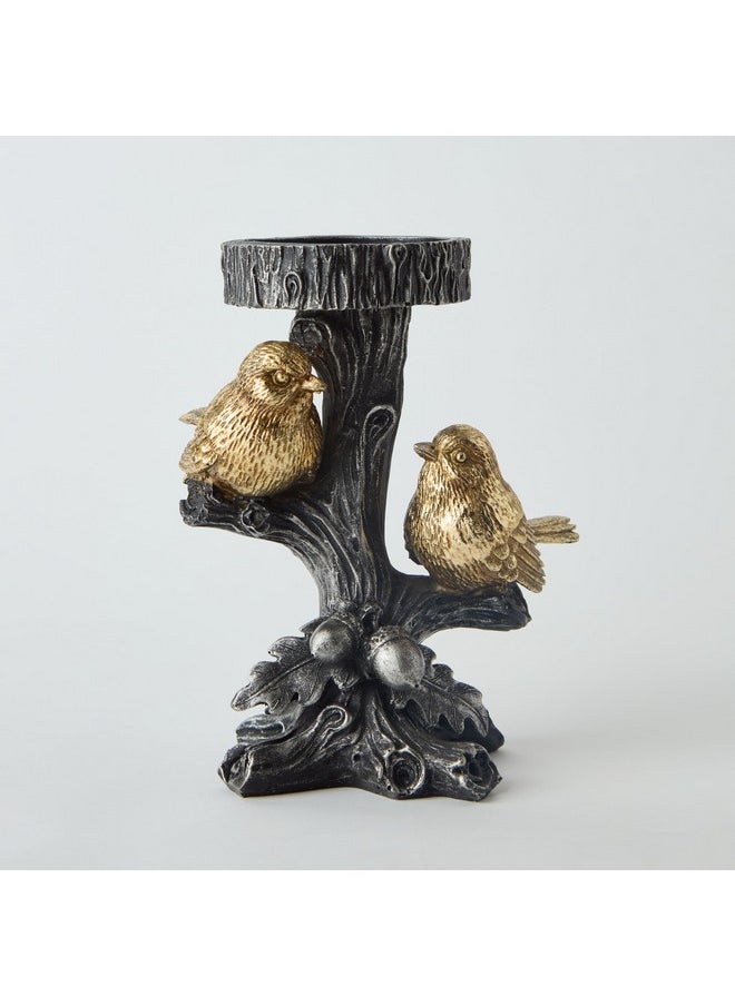 Wren Bird with Tealight Holder 15.5 x 19.5 x 11.5 cm