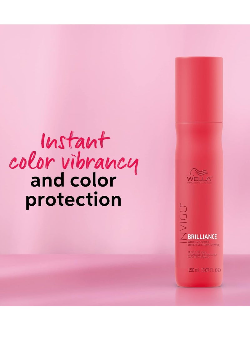 Professionals Color Fresh Mask, Rose Blaze, Natural Shade, Temporary Color, Damage Free, Color-Depositing Hair Mask With Avocado Oil + Invigo Brilliance Miracle BB Color Protection Spray NA 150 mlml