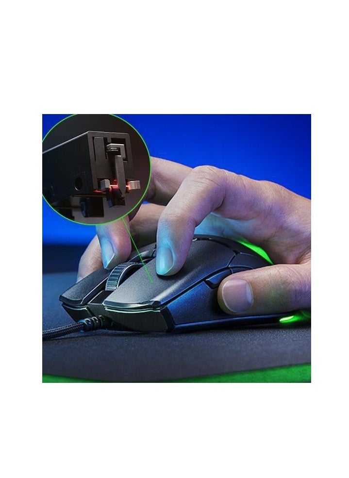 Mini 8K,Optical Mouse 8500DPI,RGB Lighting Ergonomic Design