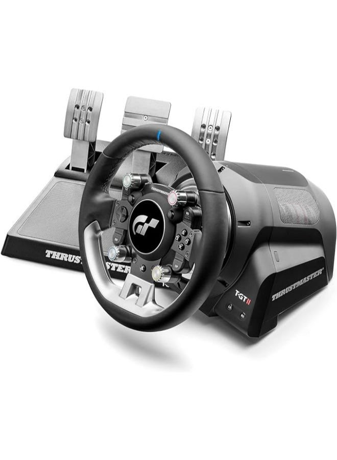 TM Racing Wheel T-GT II Racing Wheel - Officially Licensed For PlayStation 5 And Gran Turismo - PS5 / PS4 / Windows