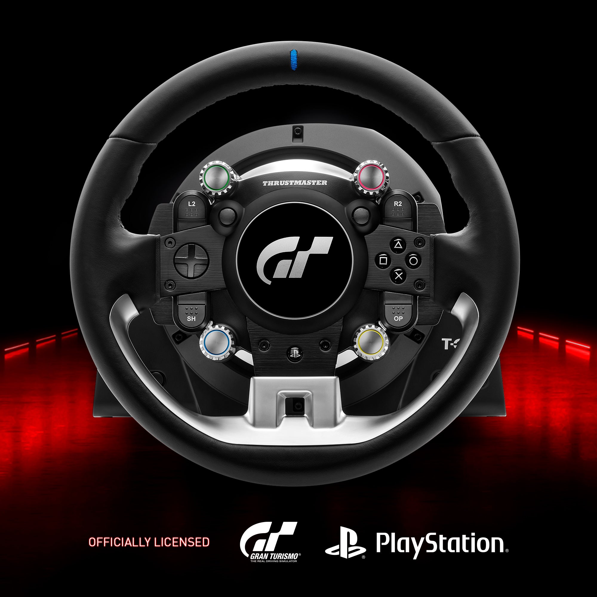 TM Racing Wheel T-GT II Racing Wheel - Officially Licensed For PlayStation 5 And Gran Turismo - PS5 / PS4 / Windows