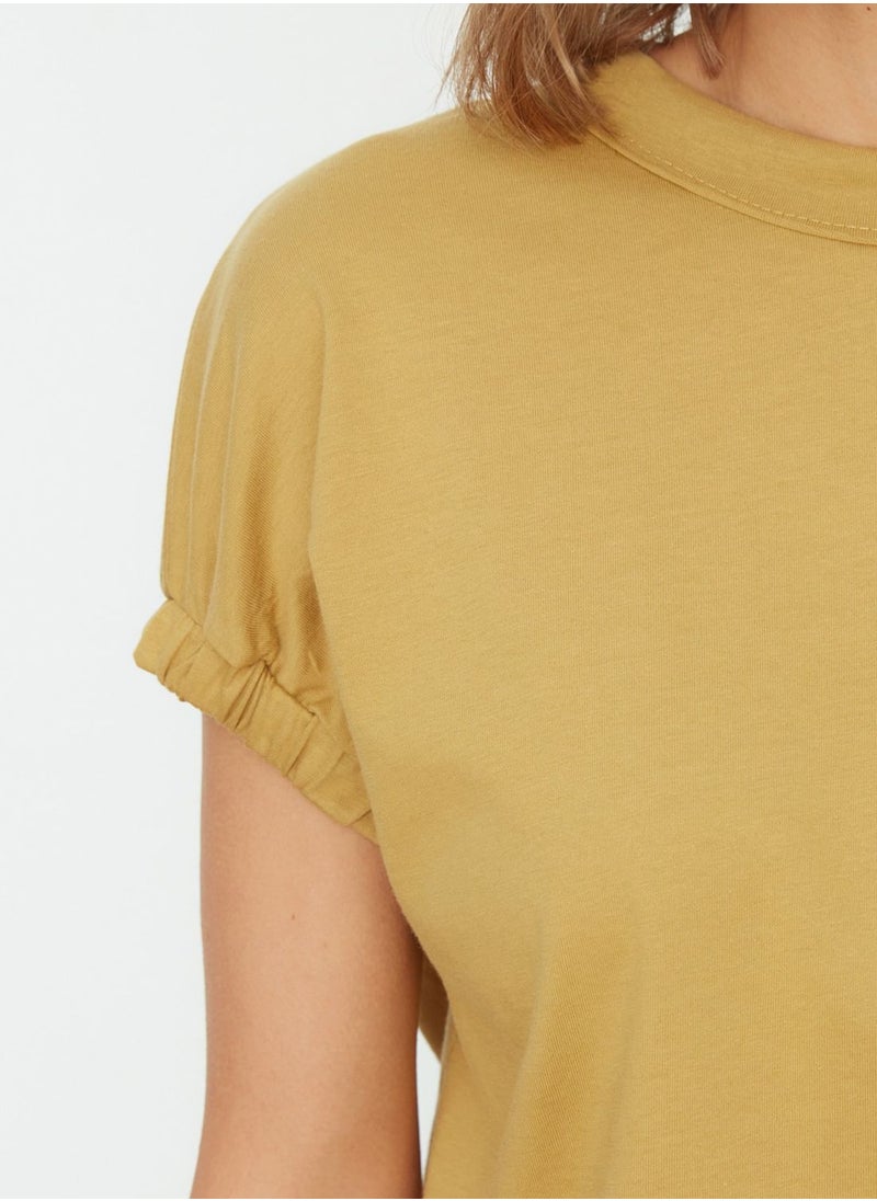 Puff Sleeve Crop T-Shirt