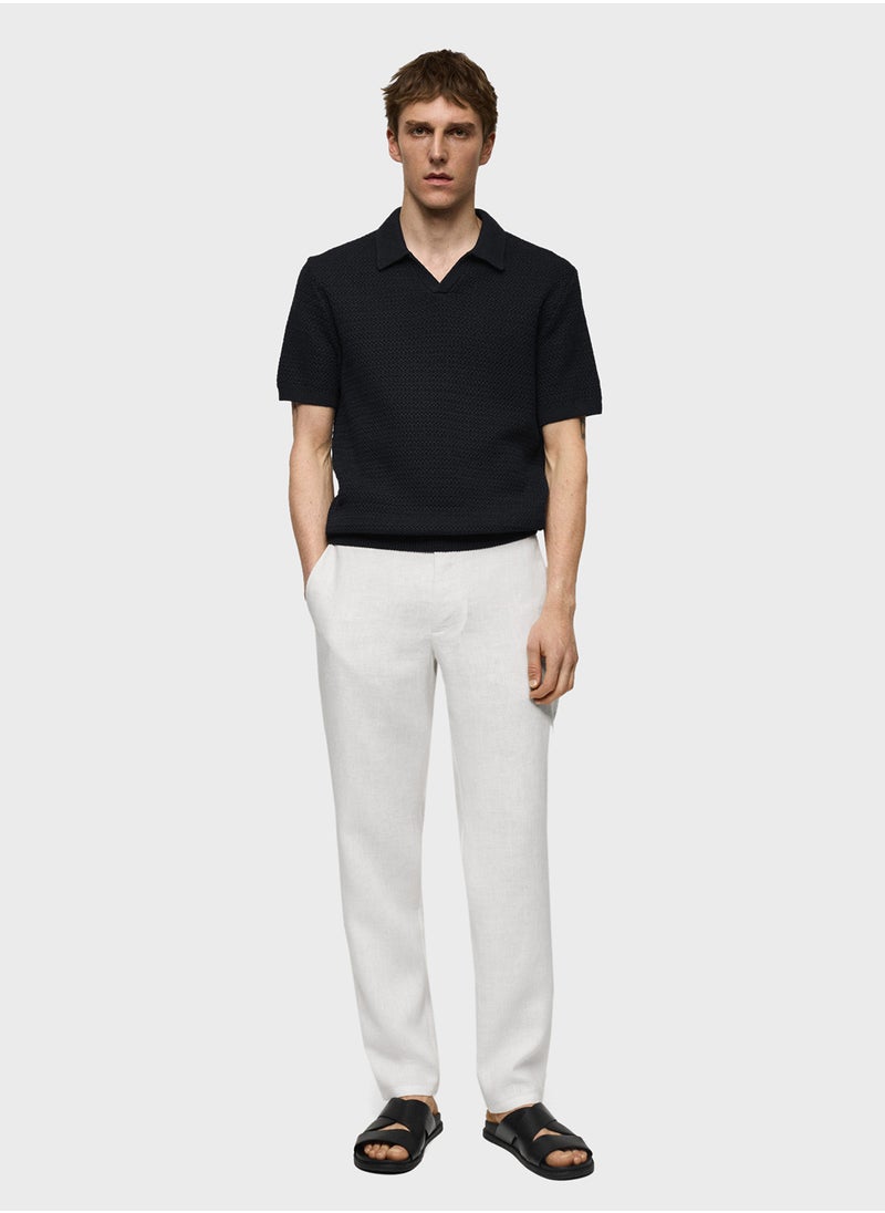 Oyster Straight Fit Pants