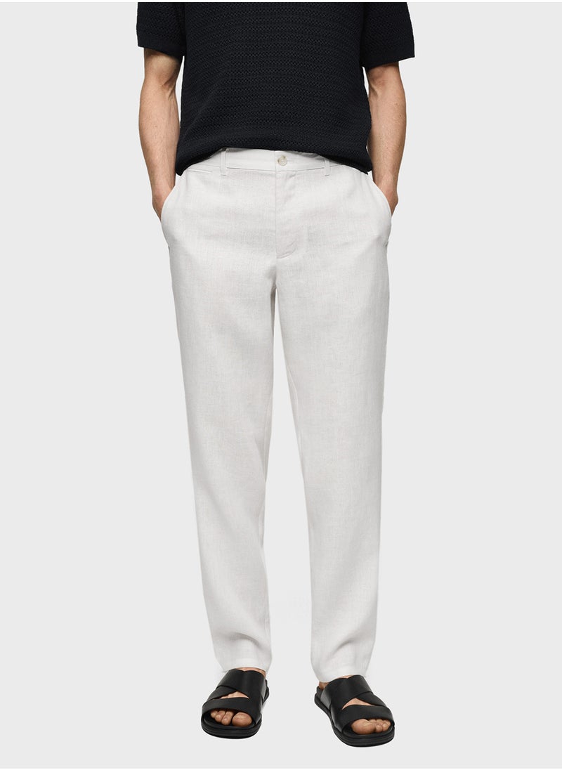 Oyster Straight Fit Pants