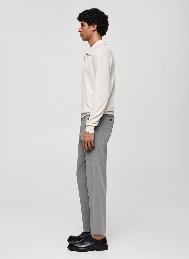 Slim Fit Stretch Trousers