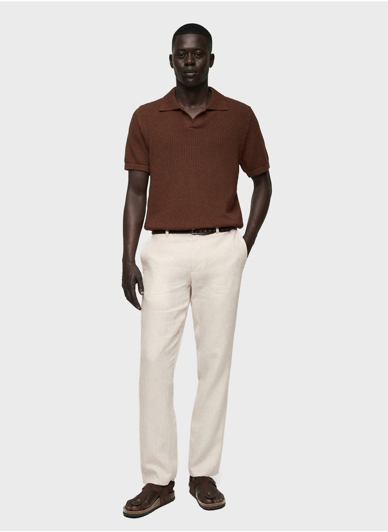 Oyster Straight Fit Pants