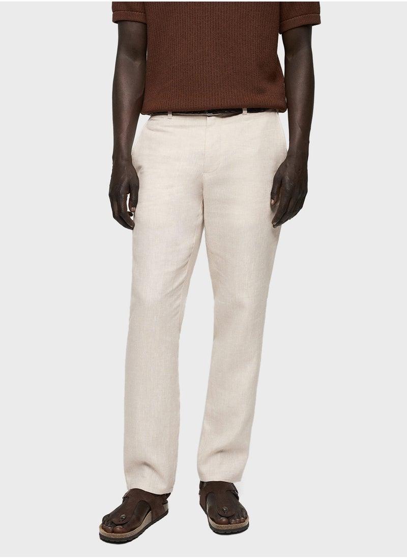 Oyster Straight Fit Pants