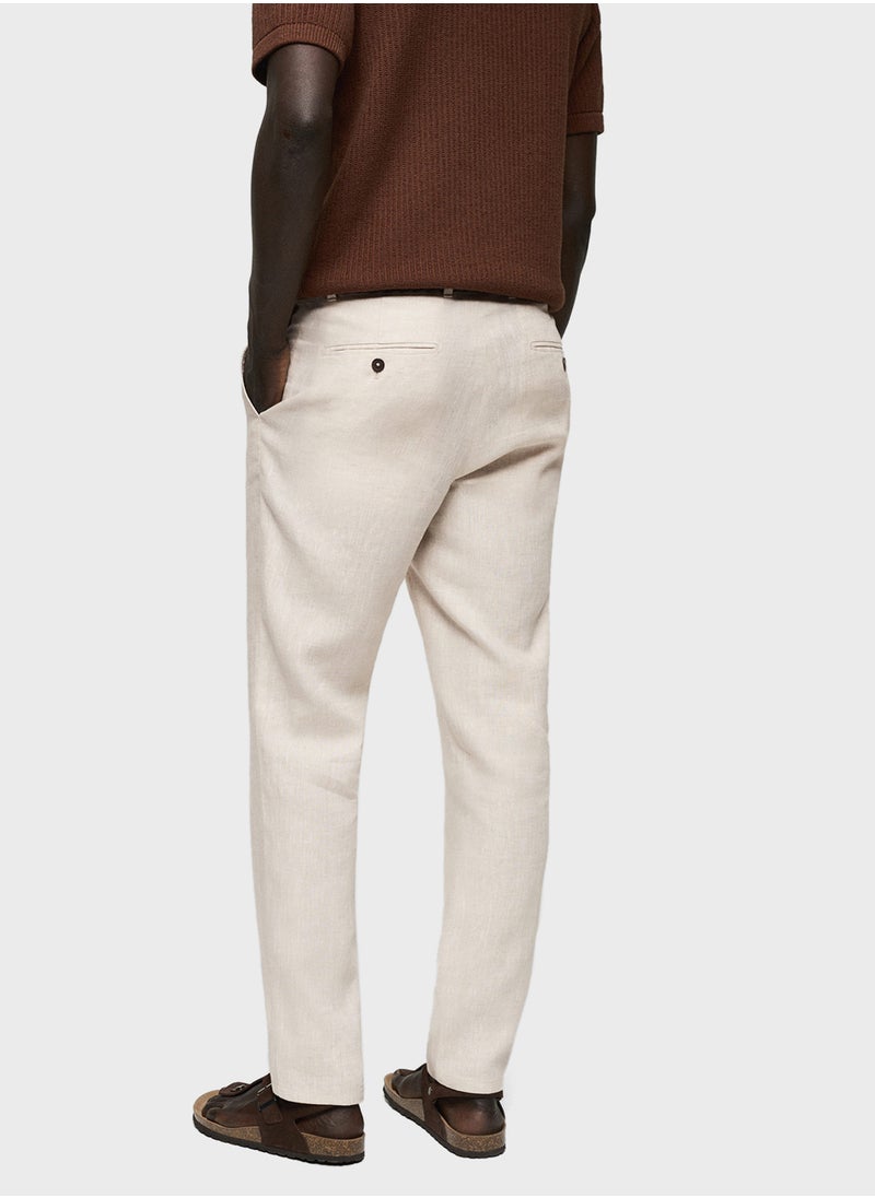 Oyster Straight Fit Pants