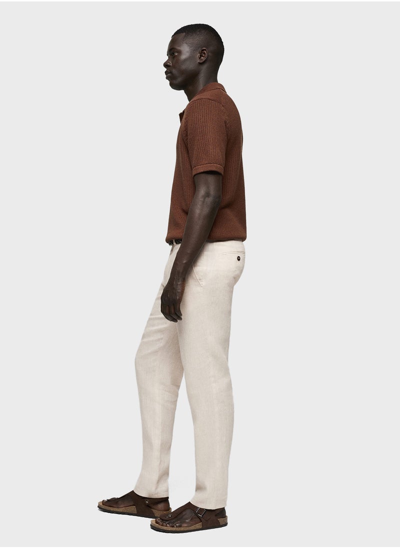 Oyster Straight Fit Pants