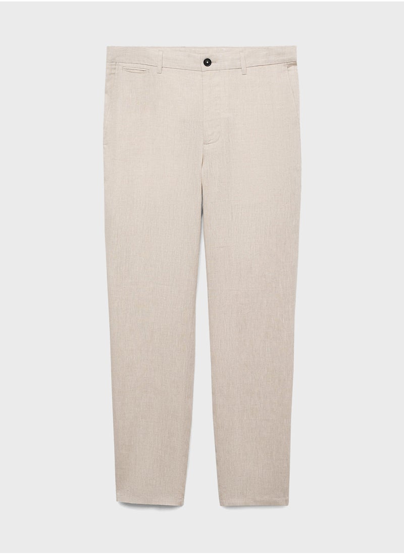 Oyster Straight Fit Pants