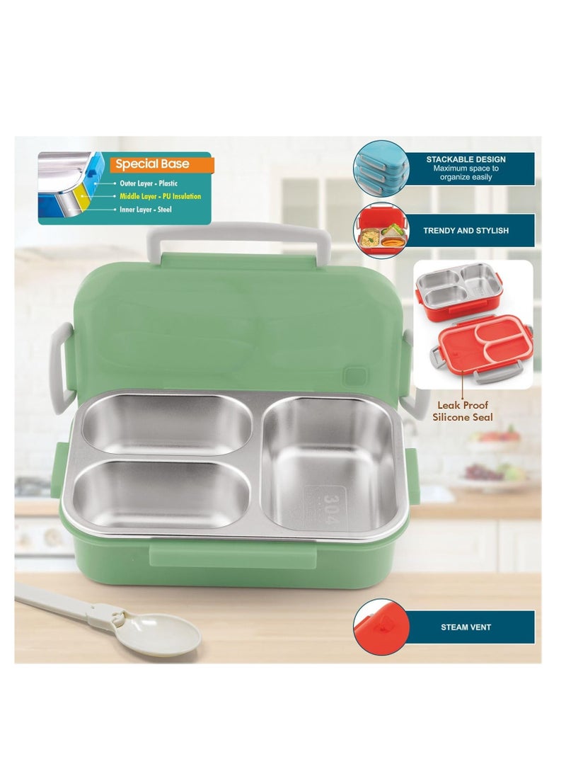 Signora ware Happy-Me stainless steel lunch box for Kids Adults