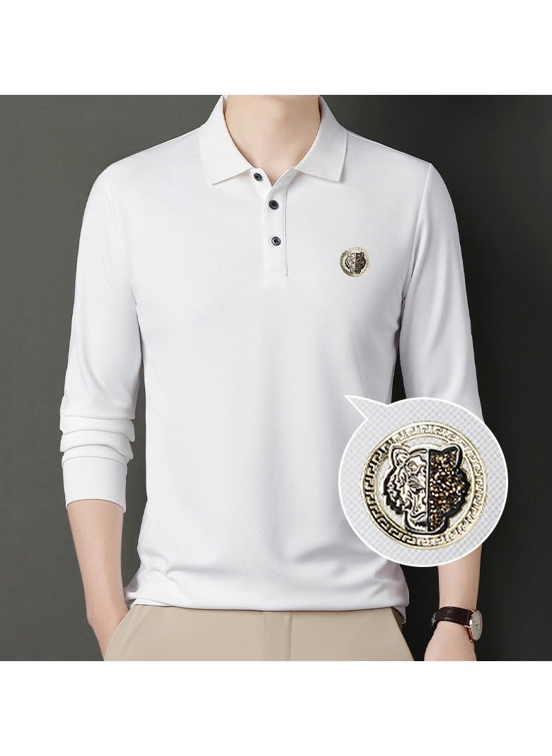 New Loose Casual Printed Polo Shirt