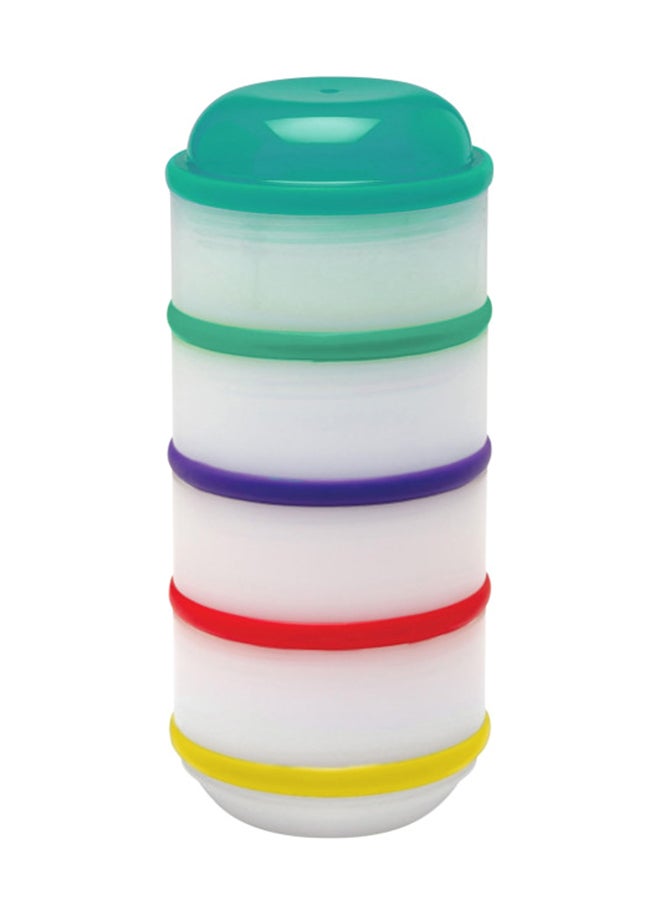 Pack Of 4 Stackable Snack-A-Pillar Snack And Dipping Cups For Toddlers And Baby Food Storage Containers, Bpa Free