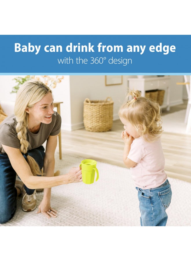 Milestones Cheers 360 Cup Spoutless Transition Cup With Handles 200 Ml, 6 Months +