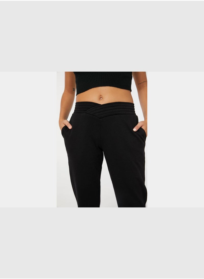 Crossover Waistband Joggers