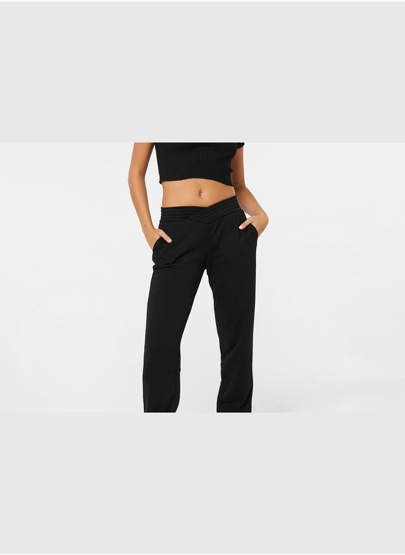 Crossover Waistband Joggers