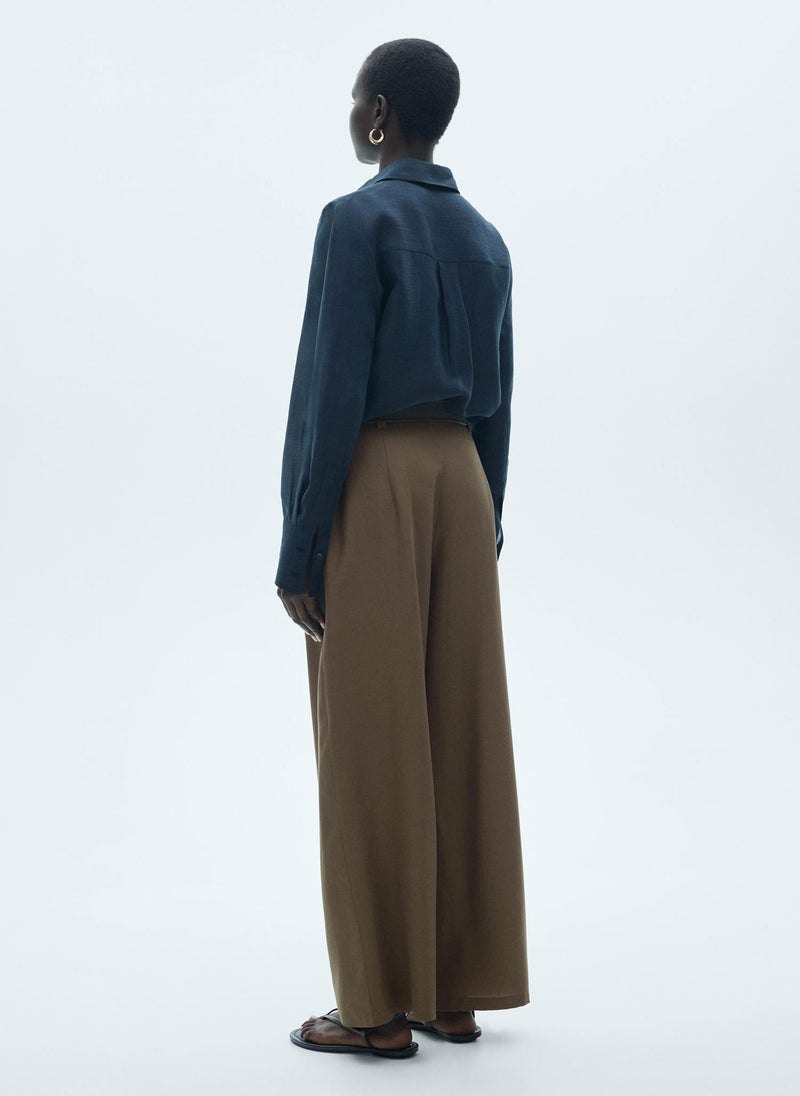 Drawstring Lyocell Trousers