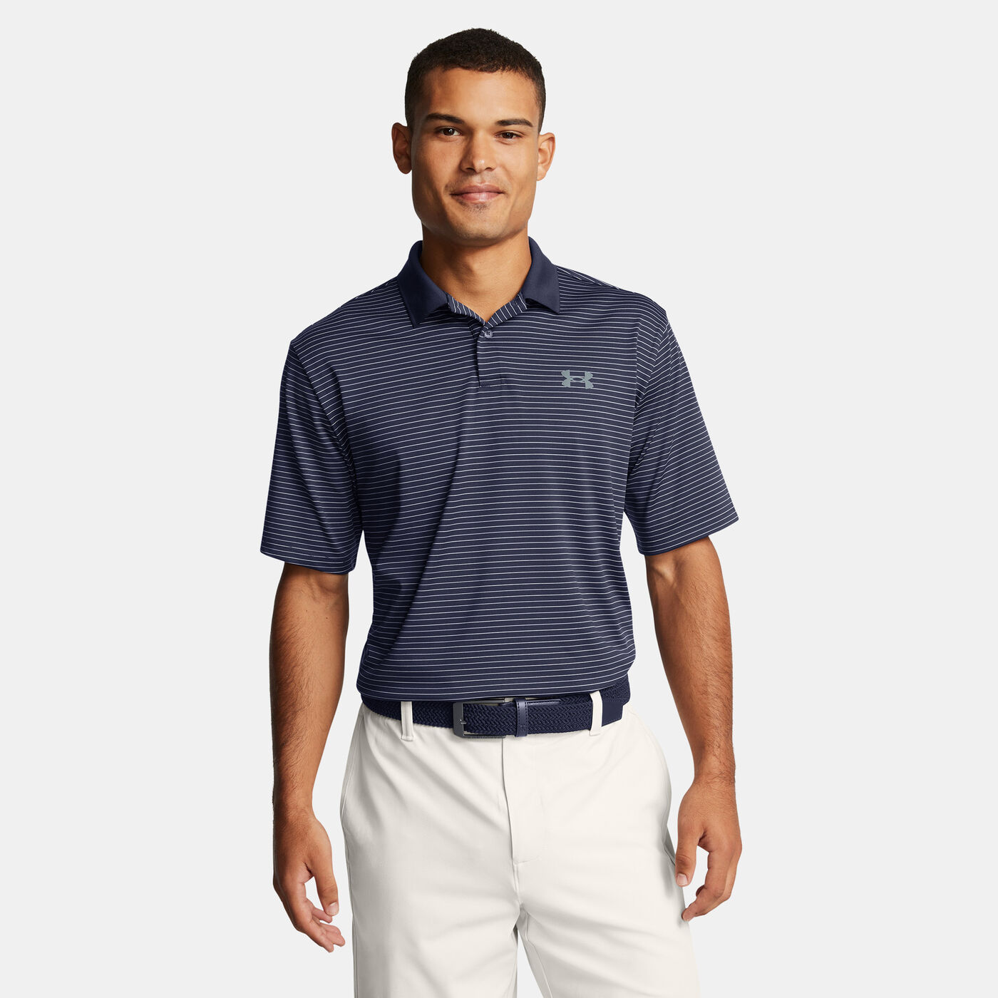 Men's Matchplay Striped Polo Shirt