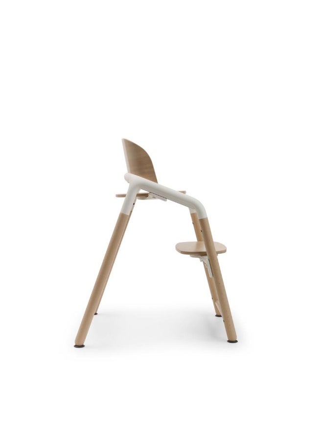 Giraffe High Chair  Neutral Wood/White