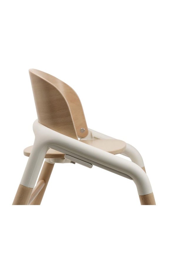 Giraffe High Chair  Neutral Wood/White