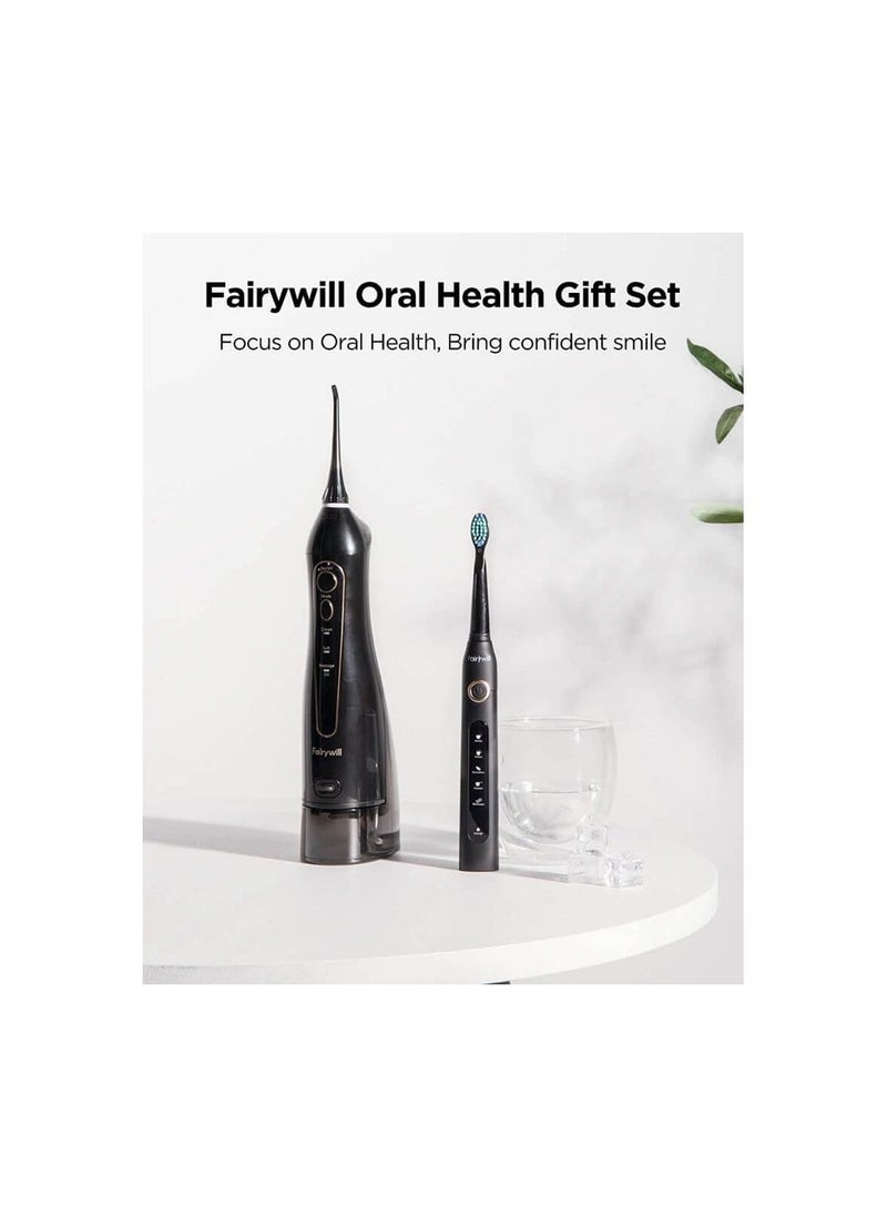 Fairywill Oral Care Combo 5020E Water Flosser + 507 Toothbrush