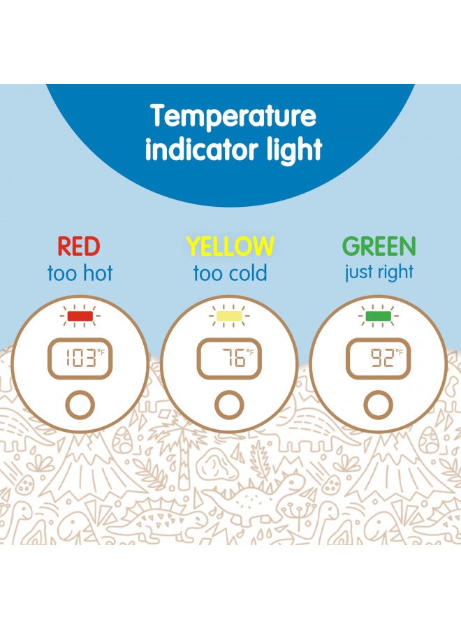 Cleanup Temposaurus Floating Bath Thermometer For Accurately Measuring Baby‚ Bath Water Temperature, Bpa Free