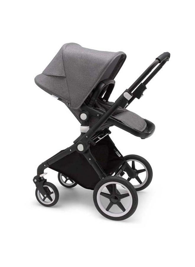 Lynx Stroller Complete  Black/Grey Melange