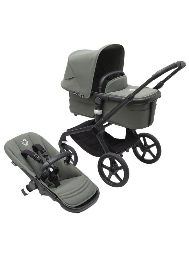 Fox 5 Complete Stroller  Black/Forest Green