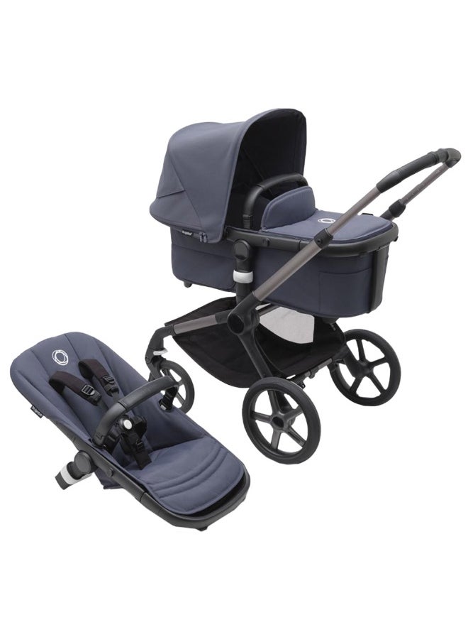 Fox 5 Complete Stroller  Graphite/Stormy Blue