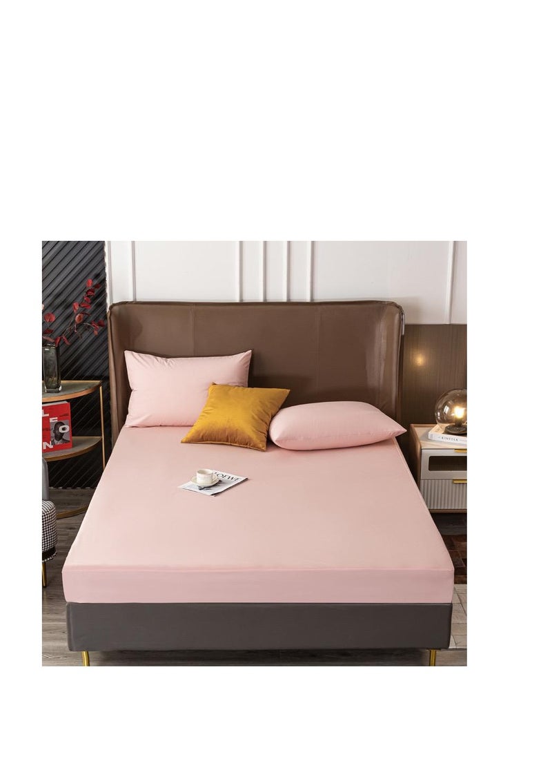 Hotel luxury soft bed sheets king size , waterproof fitted sheet, mattress protector anti-slip bed sheet cver bedroom for elderly and children