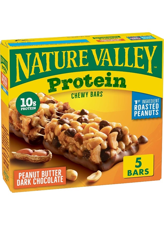 Protein Granola Bars Peanut Butter Dark Chocolate 5 Ct