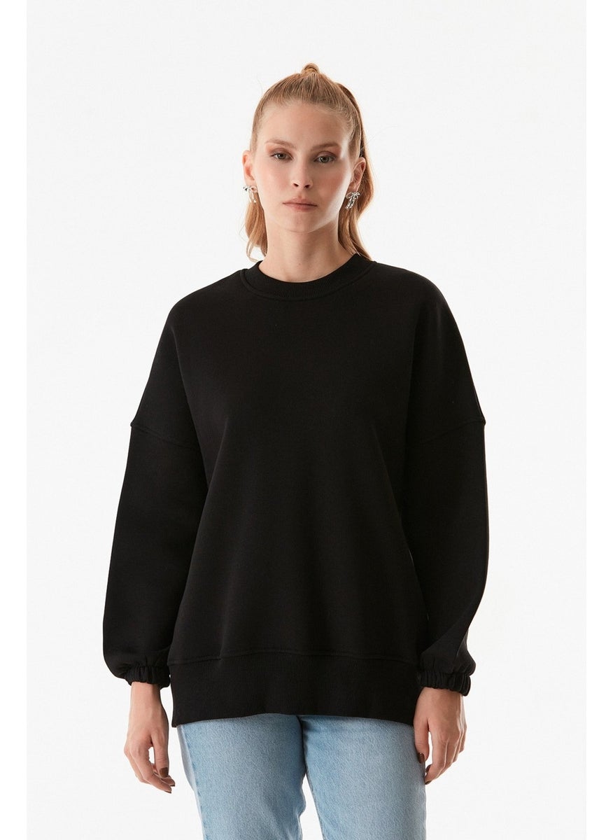 Basic Crew Neck Oversize Sweatshirt